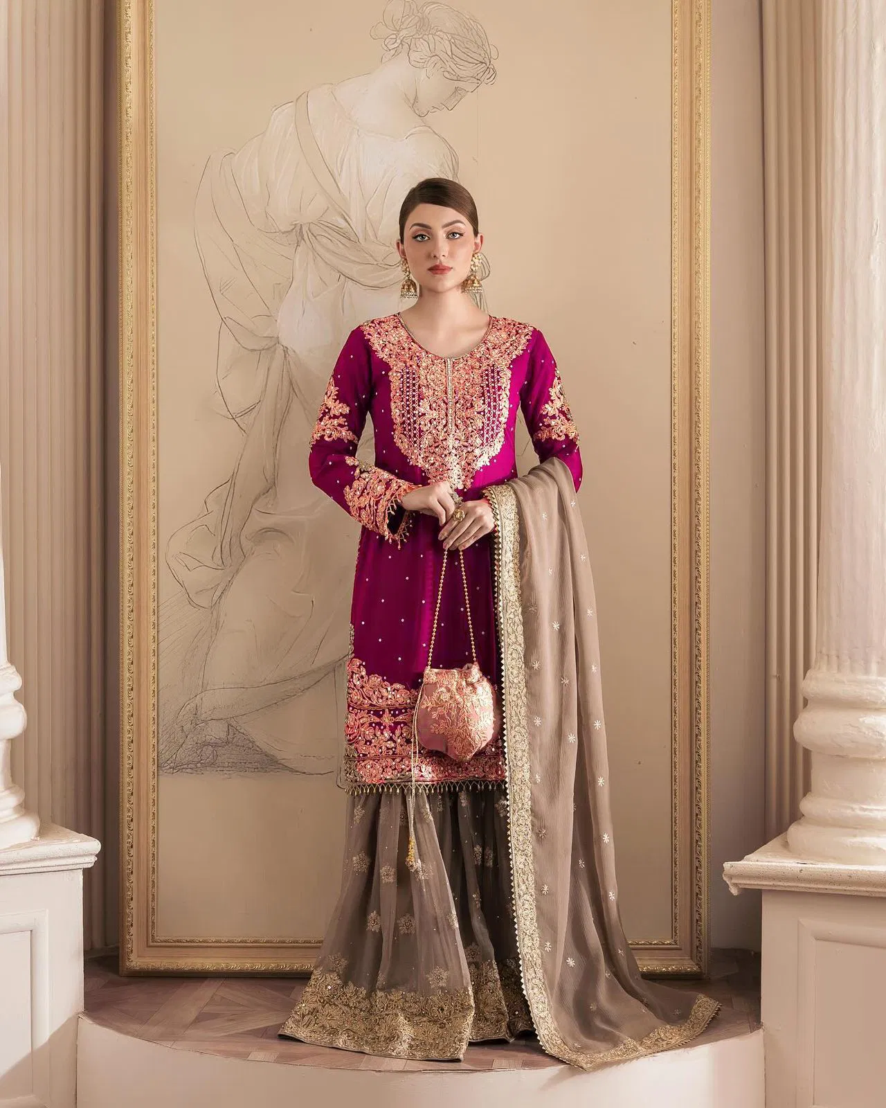 Kd 1486 Faux Georgette With Inner Readymade Suits Bulk Orders In India